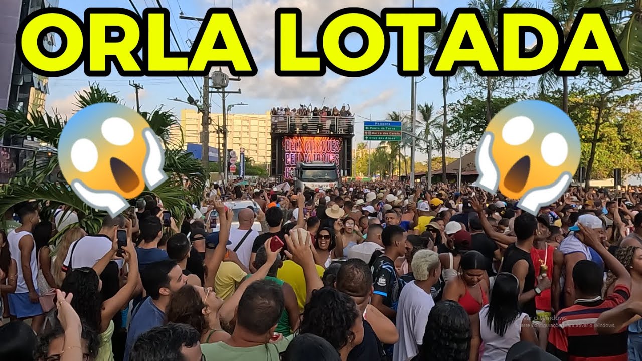 SHOW DO BELL MARQUES NA ORLA DE MACEIÓ-AL LOTADA EM 4K