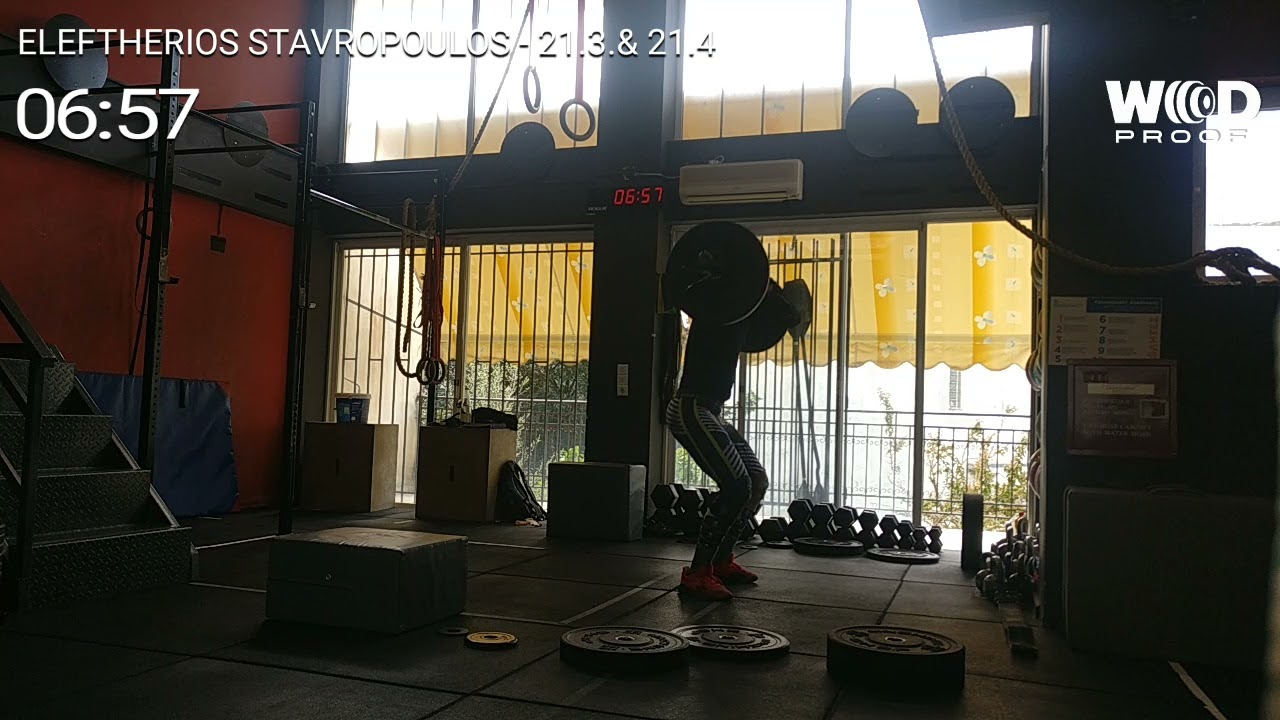 ELEFTHERIOS STAVROPOULOS Open Workout 21.3 and 21.4 Rx Men Division