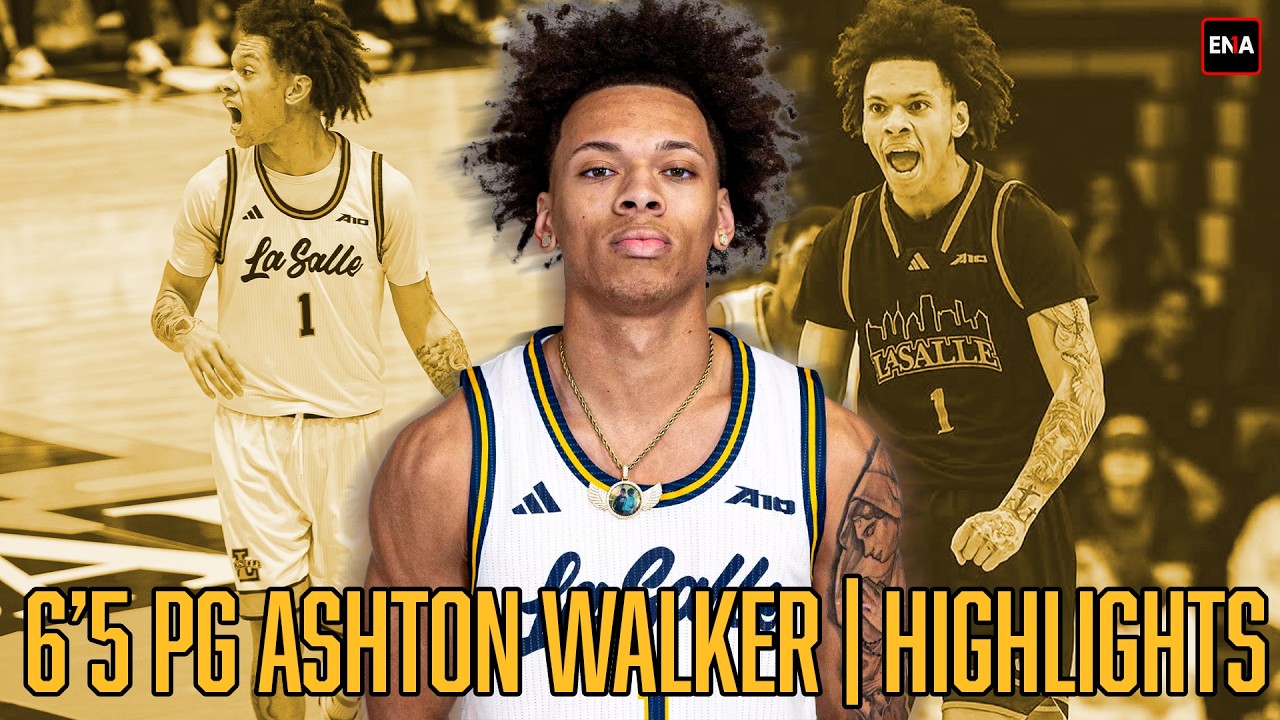Ashton Walker 6'5 PG | A10 All-Rookie Team | Freshman Highlights 🔥