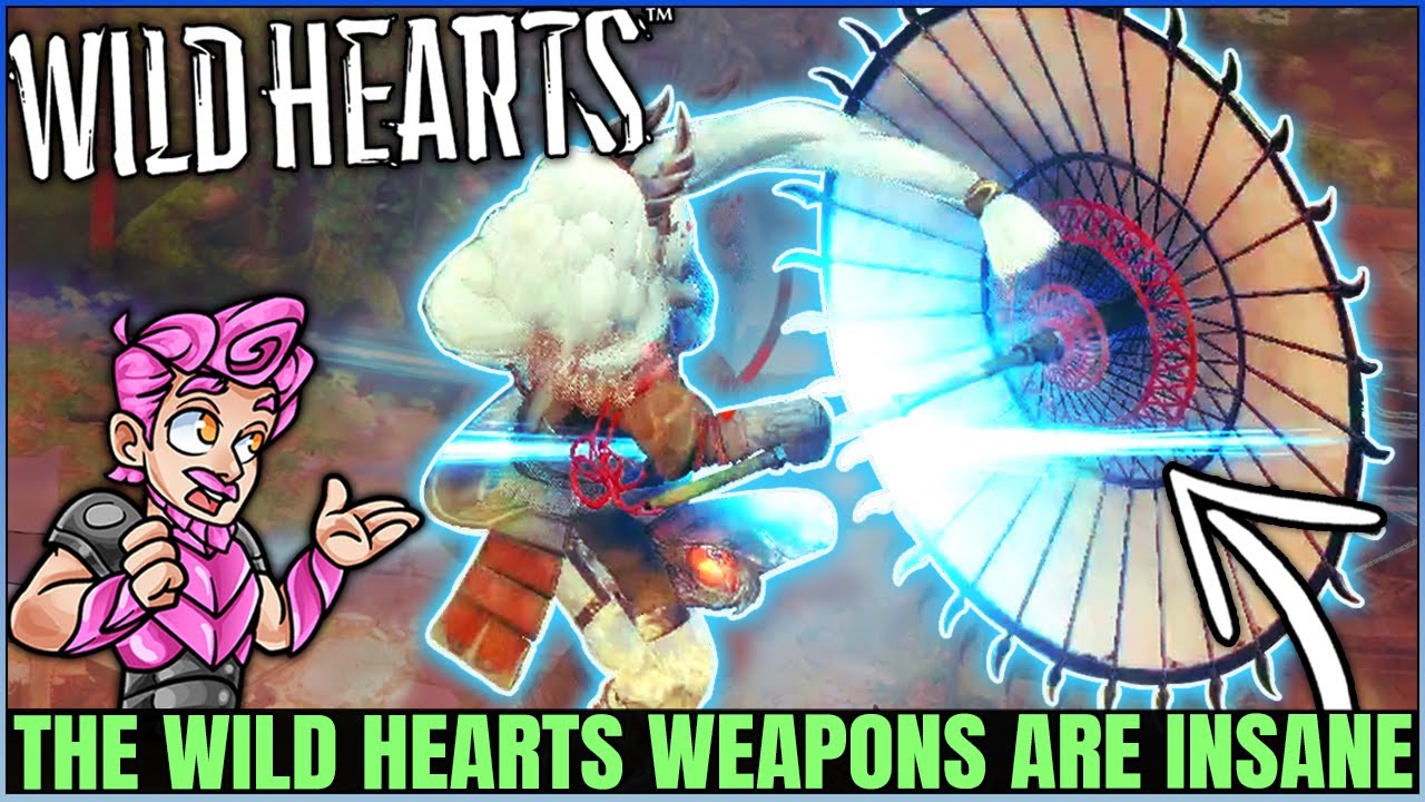 ALL Wild Hearts Weapons - Moveset Showcase & Gameplay - Katana Umbrella & Bow - Wild Hearts!