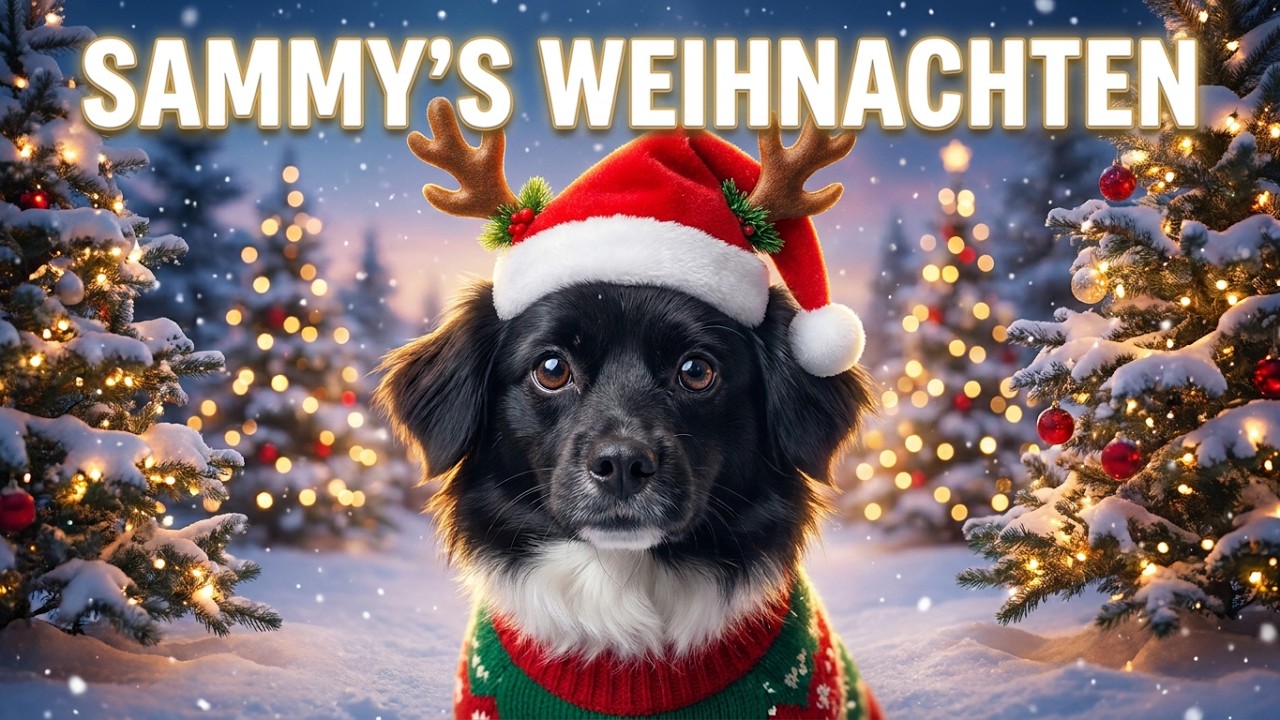 Sammy der Weihnachtshund
