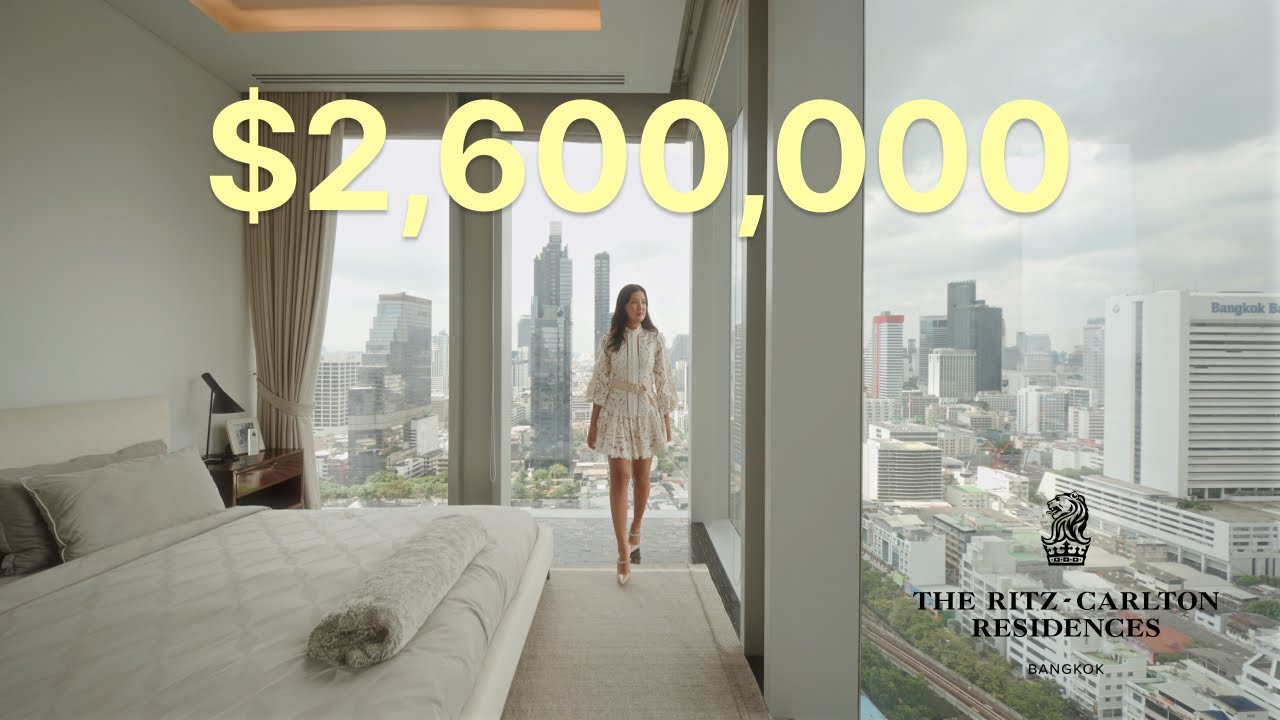 Touring a $2,600,000 Condo in Bangkok | The Ritz Carlton Residences Bangkok Condo Tour | MahaNakhon