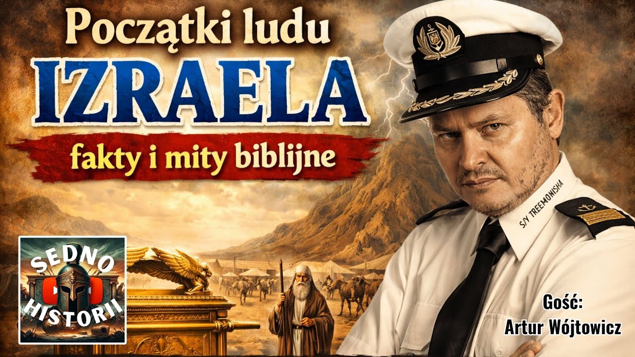 Początki ludu IZRAELA: fakty i mity biblijne, ciekawa rozmowa z A. Wójtowiczem | gość Sedno Historii