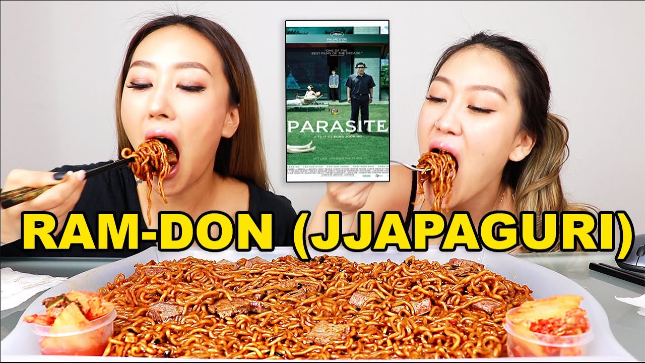 RAMDON (짜파구리) PARASITE MOVIE MUKBANG