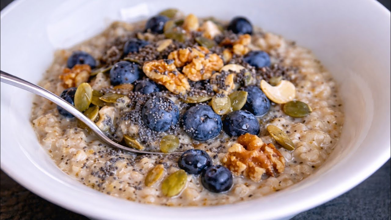 Warmer Honig-Porridge in 3 Minuten | Cremiges Frühstück