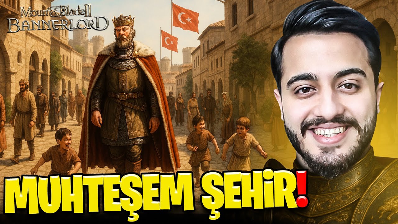 OYUNUN EN GÜZEL ŞEHRİNİ FETH ETTİK! 8 BİN REFAH! MÜKKEMMEL! Bannerlord #21
