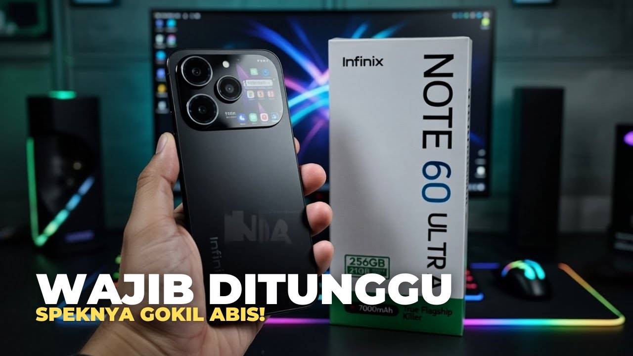 Infinix Note 60 Ultra Baterai 7500mAh + Panggilan Satelit + Pininfarina Ferrari Cuma 4-5 Jutaan!