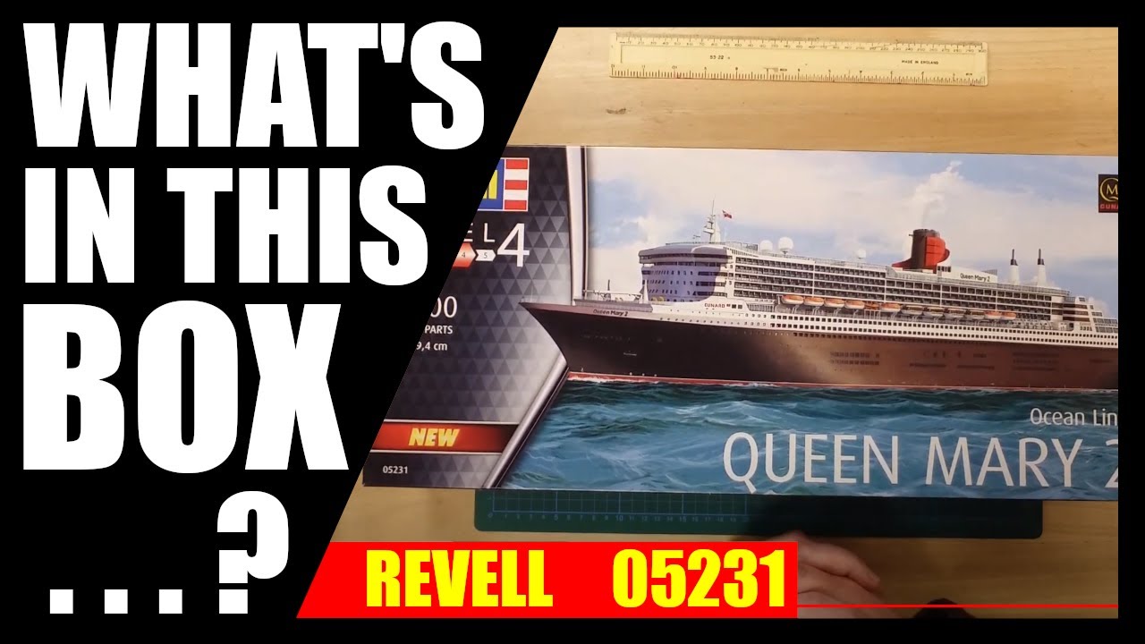 582 - Revell 05231 Queen Mary 2 in 1/700 Scale