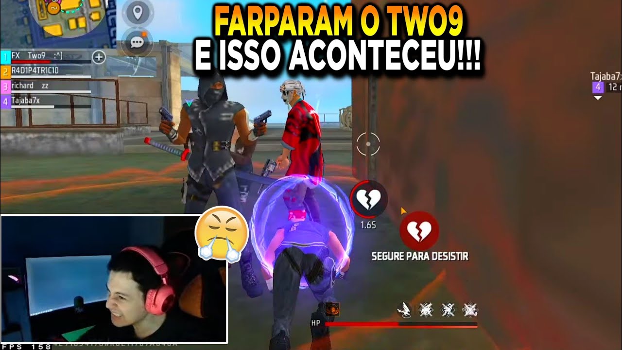TWO9 TEVE QUE ATIVAR O MODO SÉRIO CONTRA ESSES TELADORES QUE FARPARAM ELE!!!