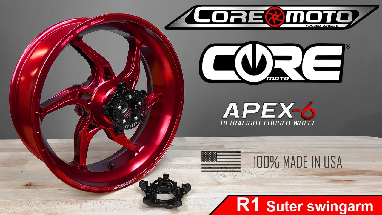 Core Moto Apex-6 Forged wheel for Suter Swingarm