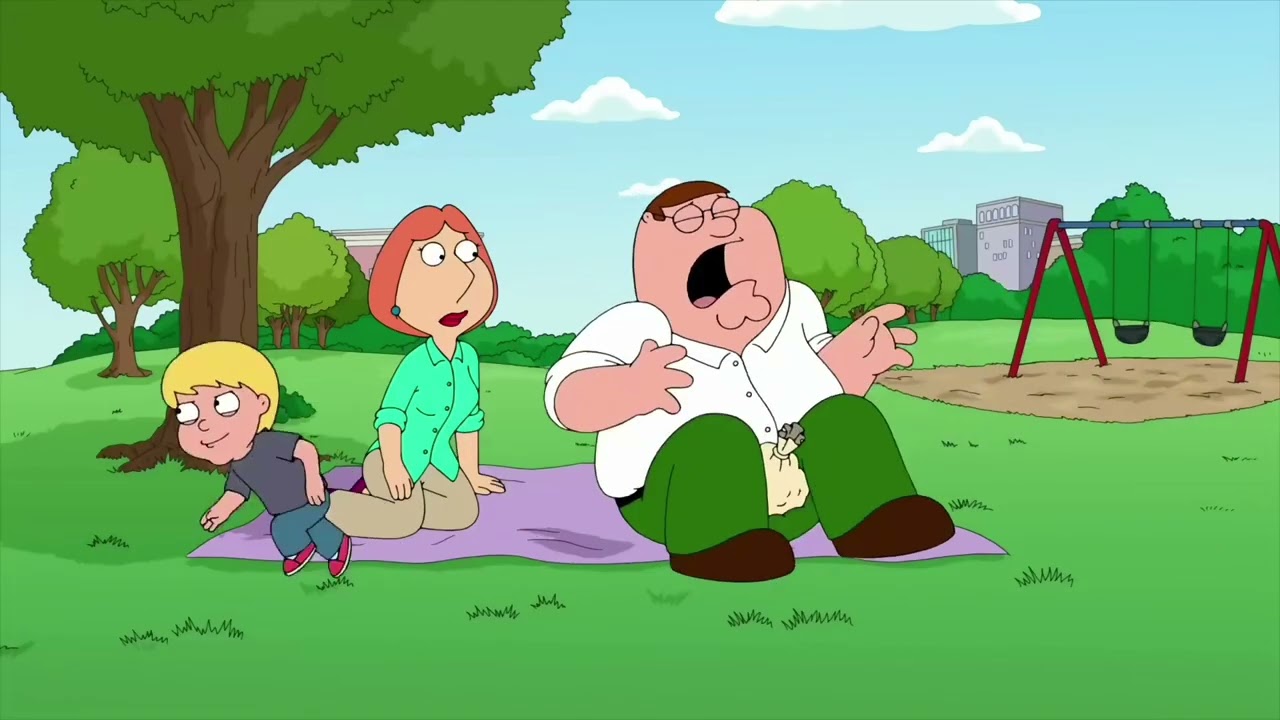 Everytime peter's crotch got hit by bag of nickels - Family Guy