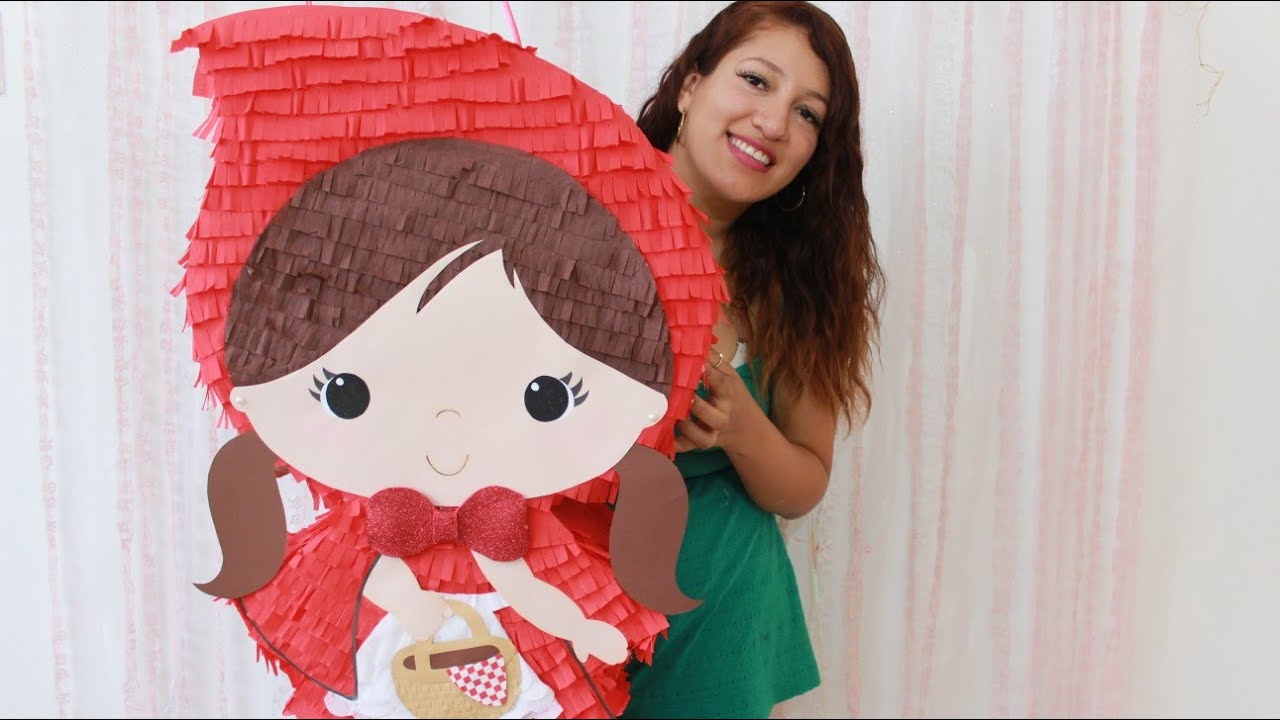 Cómo hacer Piñata Caperucita Roja