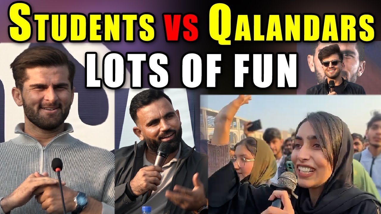 Fans nonstop questions to Fakhar and Shaheen | Qalandars meet & greet with students
