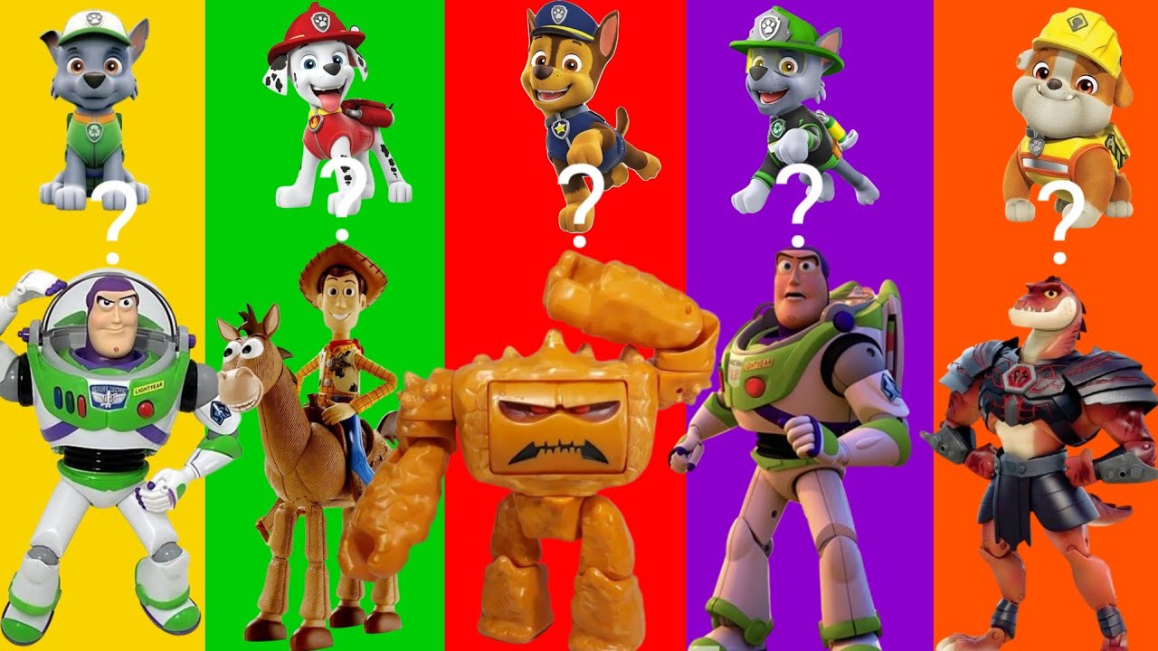 Looking for Disney Pixar Toy Story 4 Buzz Lightyear, Woody, Jessie, Mr. Potato, HeadSlinky Dog, Rex