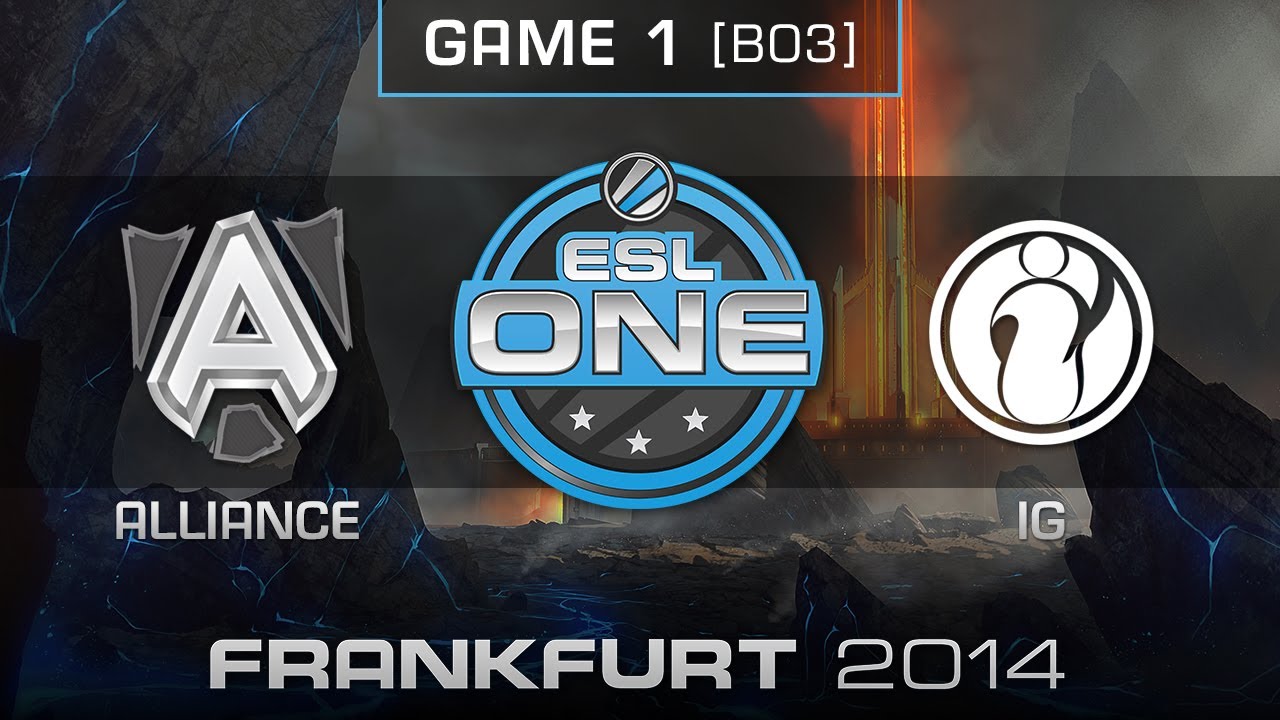 Alliance vs. Invictus Gaming - Semifinals Map 1 - ESL One Frankfurt 2014 - Dota 2