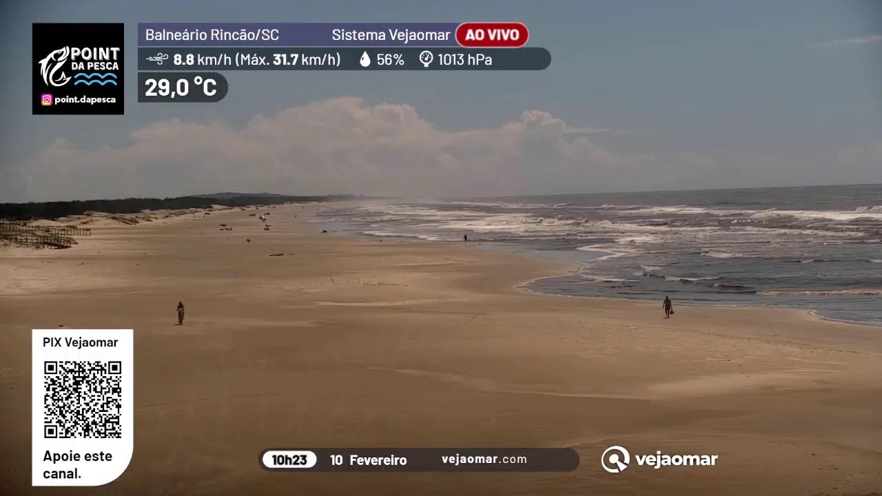 Novos Ângulos - Câmera Ao Vivo, 24horas, Balneário Rincão