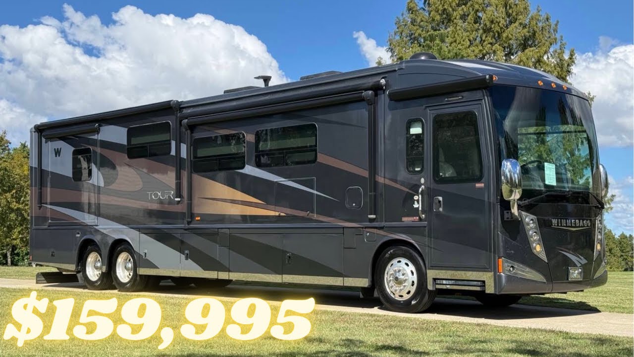 Настоящий роскошный дизельный пикап класса А по доступной цене | Winnebago Tour 2014 года, 42GD, ...