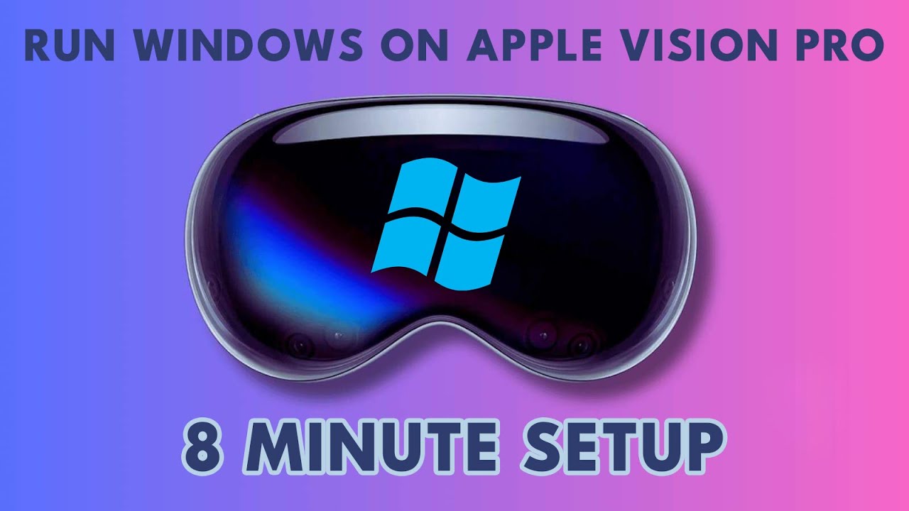 Транслируйте Windows на Apple Vision Pro!