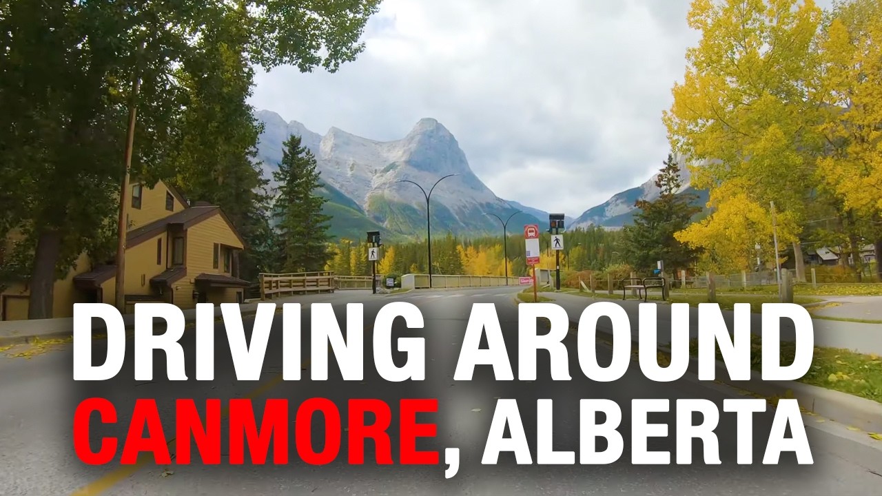 Driving around Canmore, Alberta