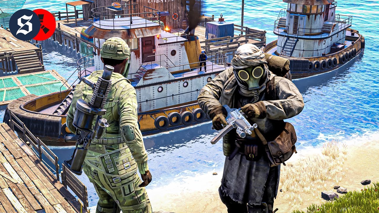 they hid their tug boat in a safe zone so we raided it 😈 - DUO RUST #4 S27