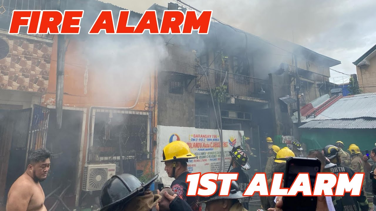 Fire alarm at Matang Tubig, Barangay 196, Tondo Manila | 1st alarm | 01/29/25