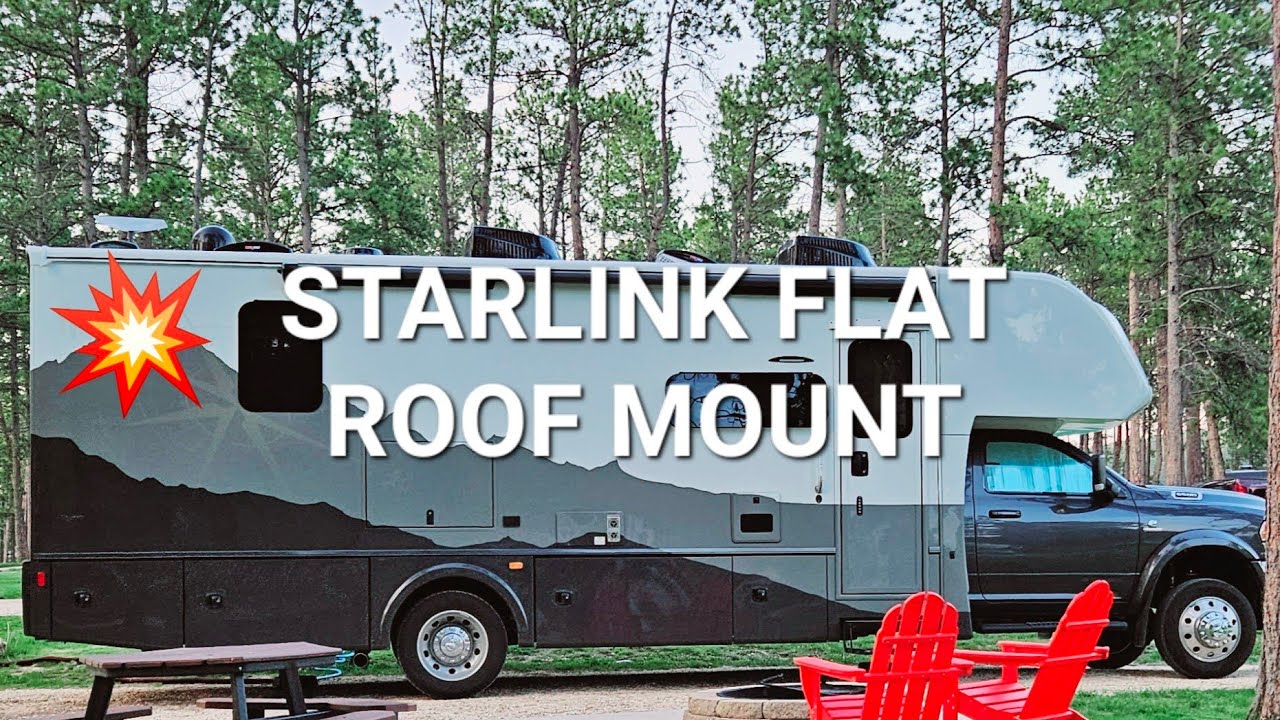 STARLINK DIY Install on MY RV ROOF with VHB TAPE