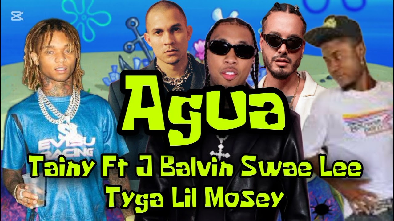 Tainy Ft J Balvin Swae Lee Tyga Lil Money Agua Remix Edits Full