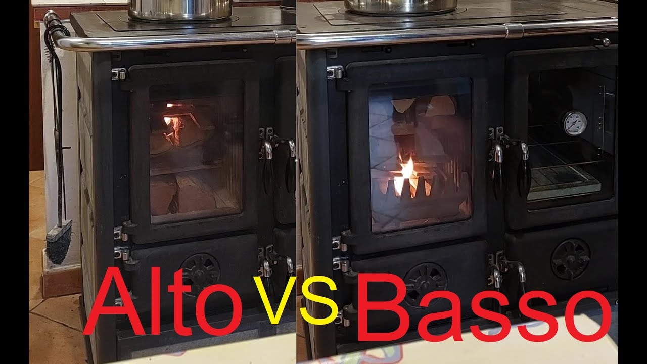 Accensione dall'alto vs basso, la prova definitiva con la cucina economica a legna!