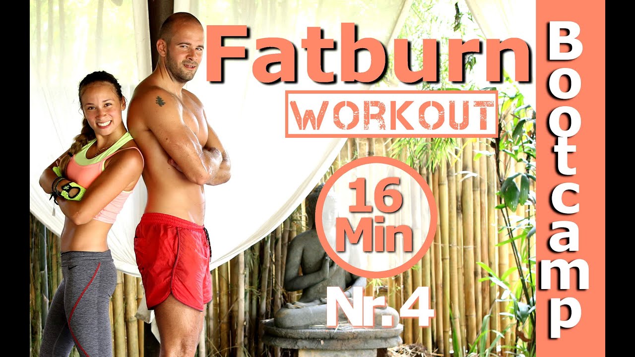 Workout für Zuhause - Fett verbrennen - Rückenschmerzen -  Haltung verbessern - Bootcamp #4