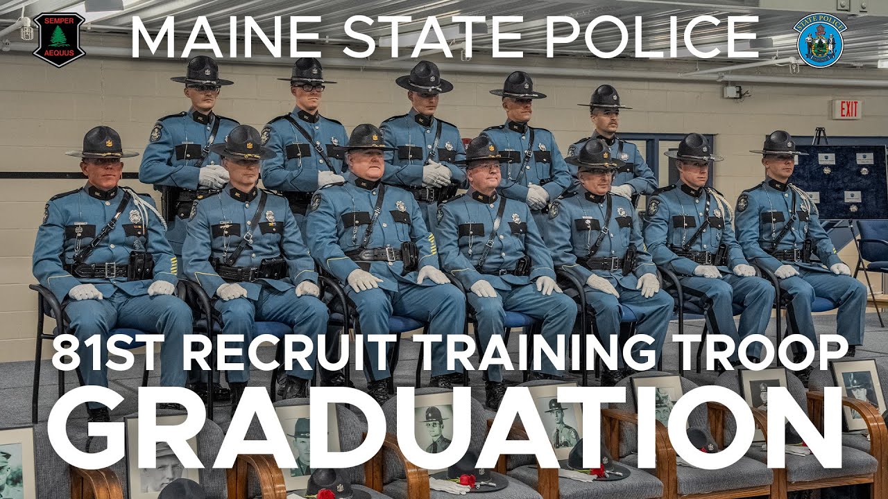 81st Recruit Training Troop Graduation | Maine State Police