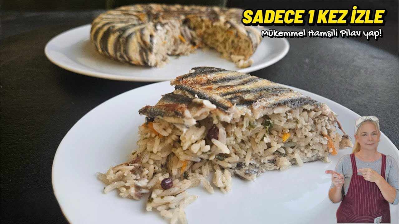 Sadece 1 Kez İzle, Mükemmel Hamsili Pilav Yap! (Dışı Çıtır İç Pilavı Tane Tane)