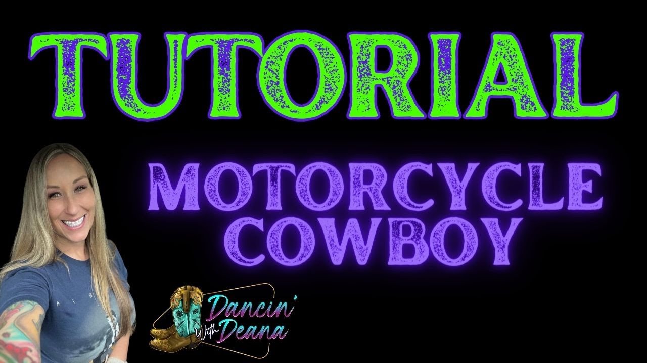 MOTORCYCLE COWBOY 🏍️🤠 Line Dance Tutorial