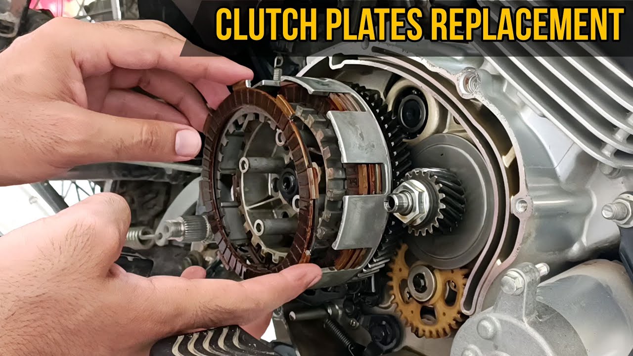 How To Change Clutch Plates (Friction+Pressure) Of A Motorcycle | YBR125, YB125Z, YBR125G | KK VIDZ