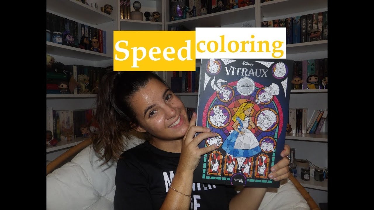 Disney Vitraux | Mon premier speed coloring !