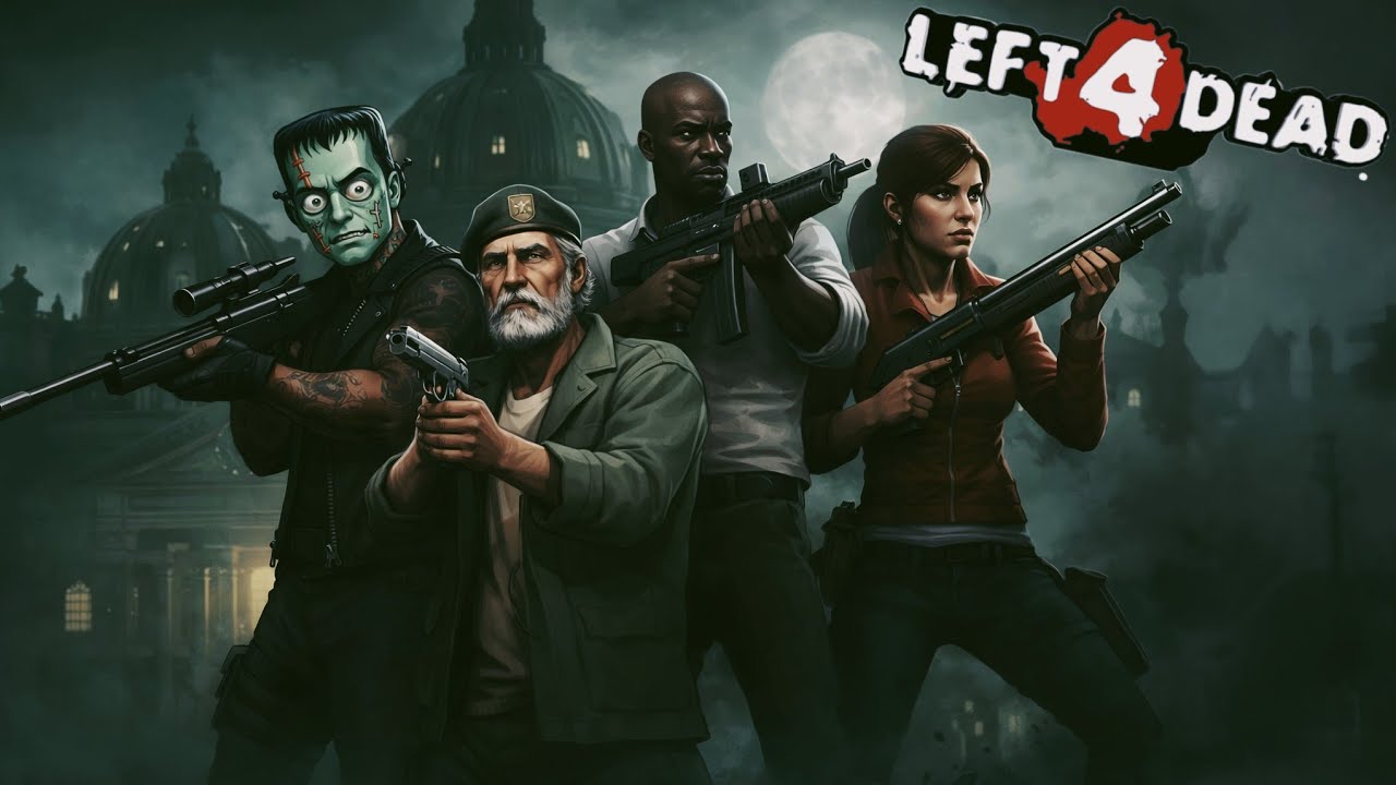 CONSEGUIMOS ESCAPAR!!! MAS O CUSTO DA LIBERDADE FOI ALTO.... // TAXA DE MORALIDADE - LEFT 4 DEAD