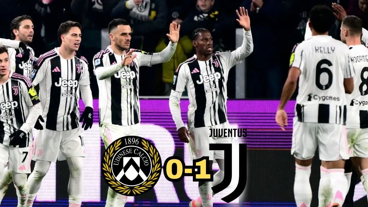 🚨UDINESE 0-1 JUVENTUS: LA JUVE VINCE ED È SALDA NELLA CORSA PER UN POSTO IN CHAMPIONS LEAGUE!