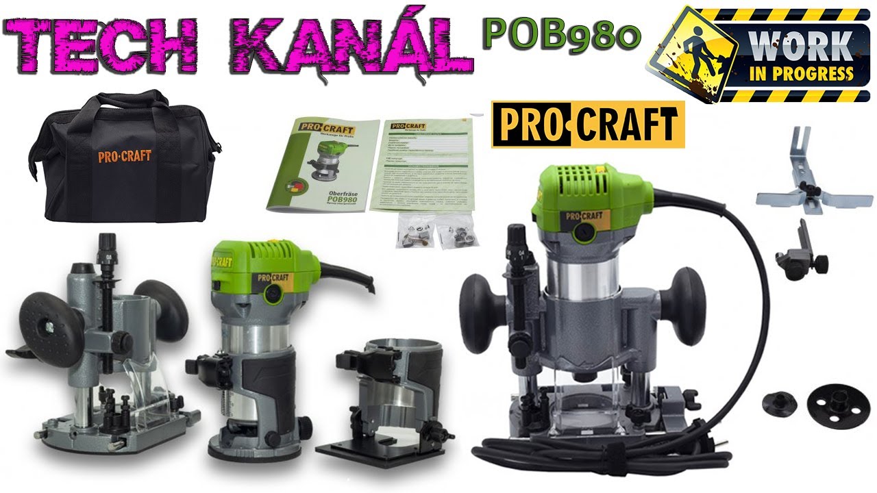 💥 Horní frézka ProCraft POB980 🌲