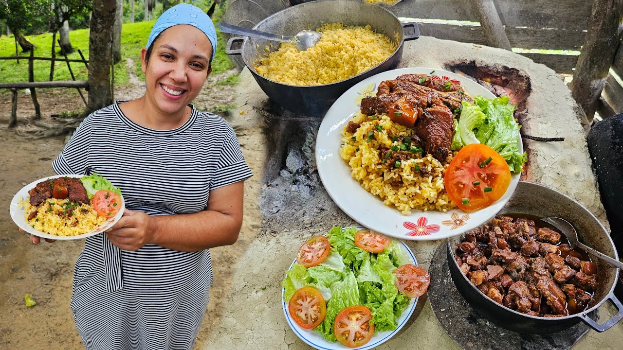 Con Leche De Coco y Maíz Comida Típica I Comida Tradicional. La vida del campo