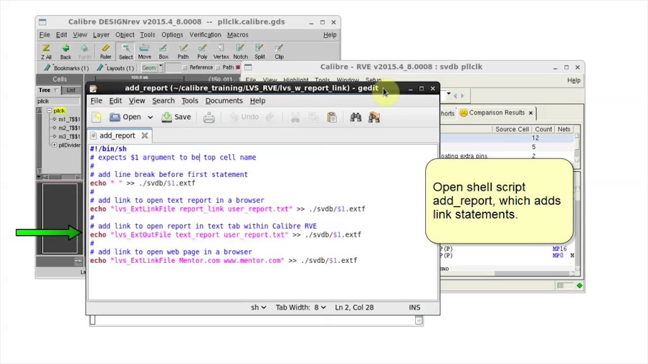 How to add links to custom reports in Calibre LVS and Calibre&reg; PERC&trade; RVE