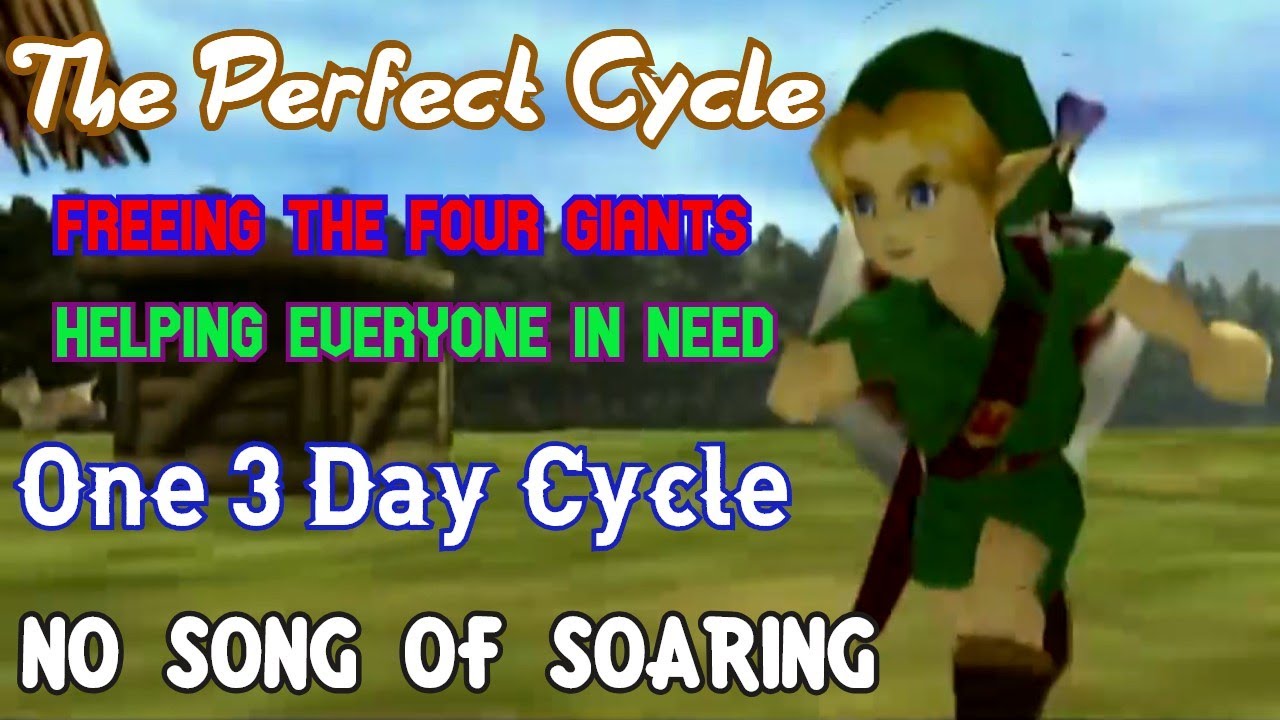 Majora's Mask - Freeing the 4 Giants and Helping Everyone in One 3 Day Cycle Without Song of Soaring