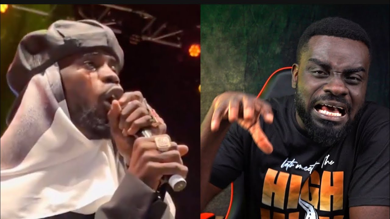 Black Sherif shed tears in London : the reason behind