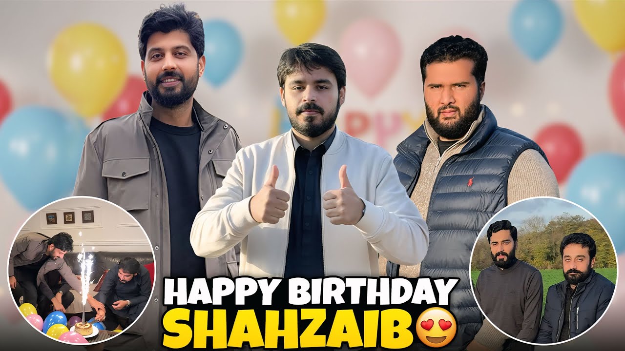 Shahzaib Birthday Celebration 🎂 | Jutt Brothers Business in France 🇫🇷 | Ft. Bilal Marth