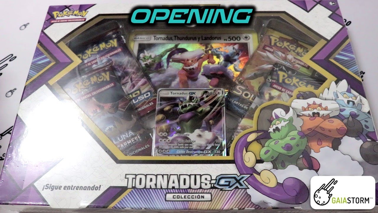 APERTURA CARTAS POKEMON: COLECCIÓN TORNADUS GX