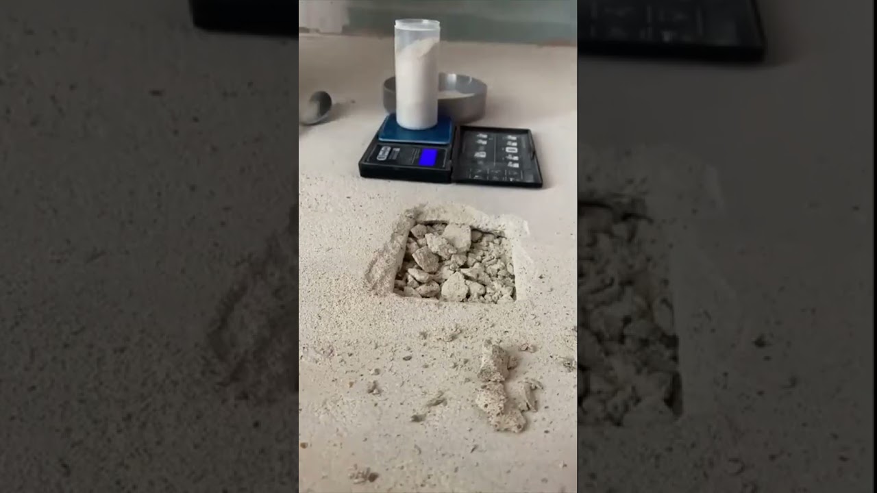 Calcium Carbide Moisture Test from our Technical Support Manager 🔨🧪