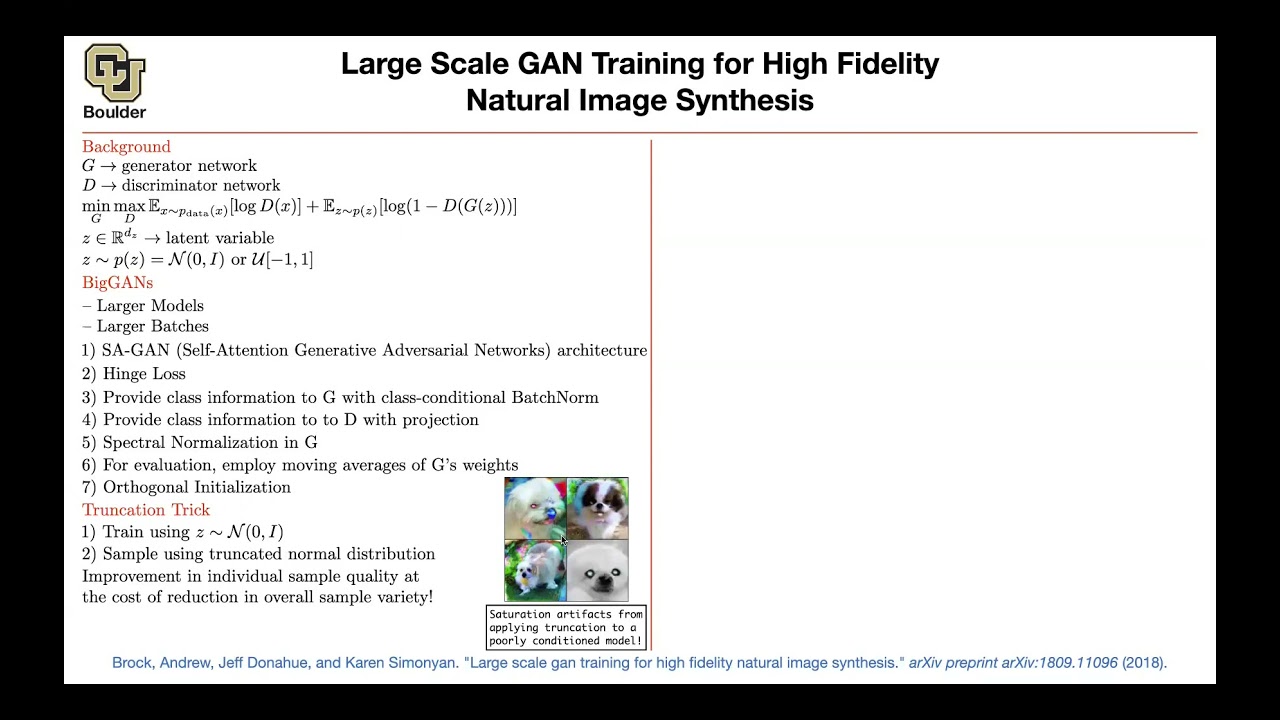 BigGANs | Lecture 70 (Part 3) | Applied Deep Learning