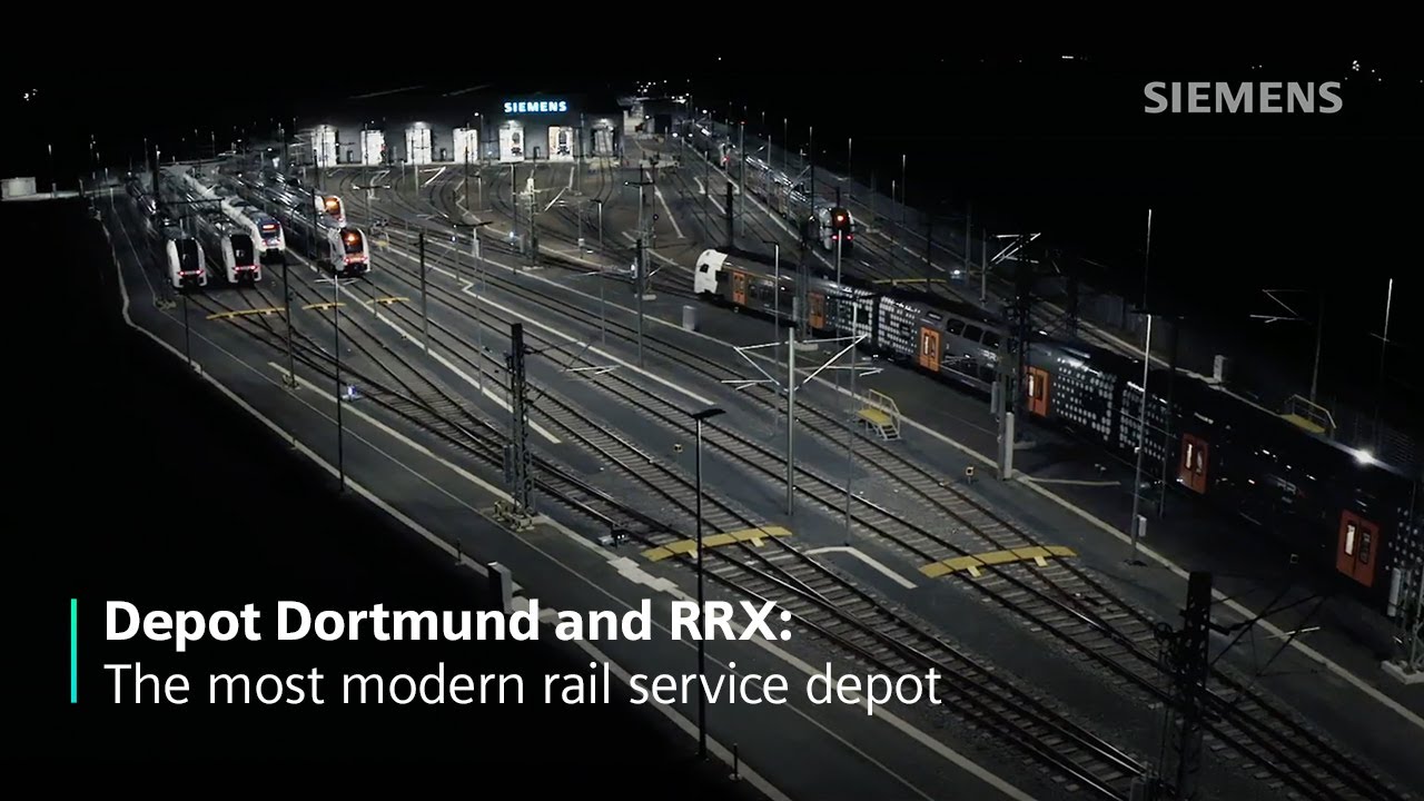 Depot Dortmund and RRX: The most modern rail service depot