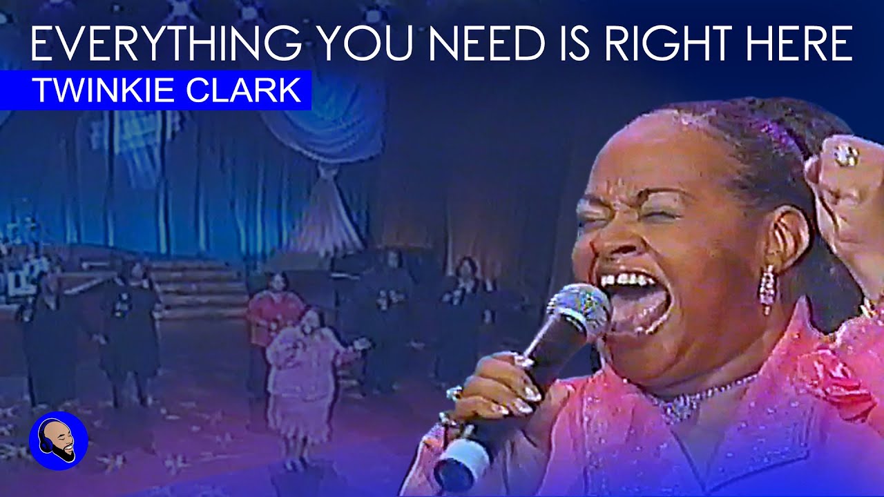 Twinkie Clark - Everything You Need Is Right Here LIVE | Bobby Jones Gospel