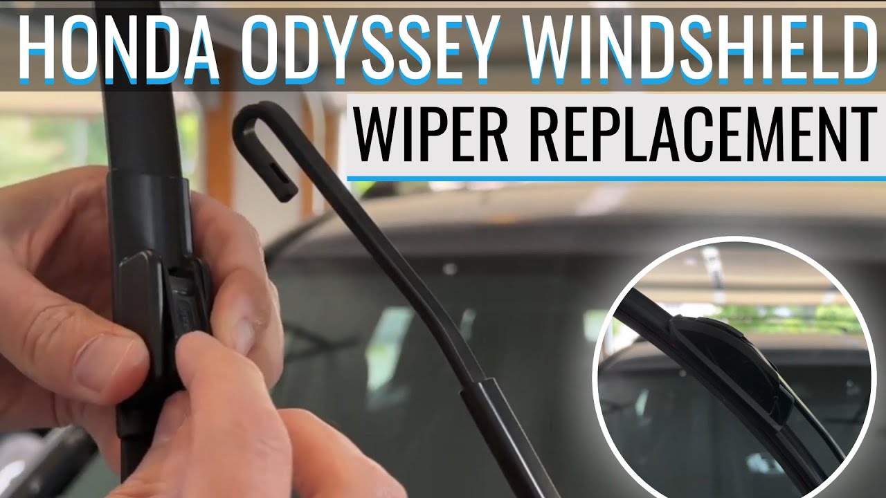 2020 Honda Odyssey Windshield Wiper Replacement - How to install windshield wipers