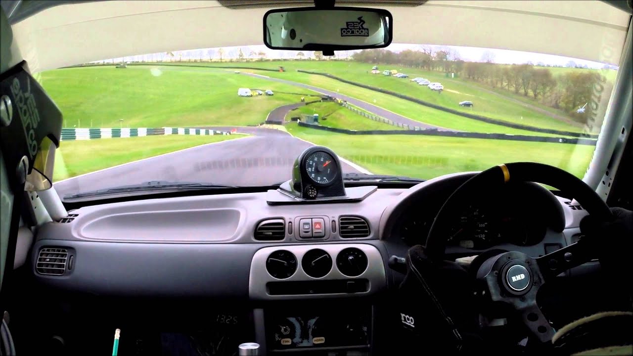 Cadwell Park Stages Rally 2014 Nissan Micra 1.3 in-car Stage 5