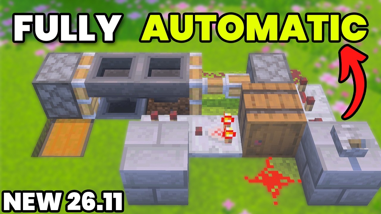 FULLY AUTOMATIC 26.11 DUPLICATION GLITCH in Minecraft Bedrock!